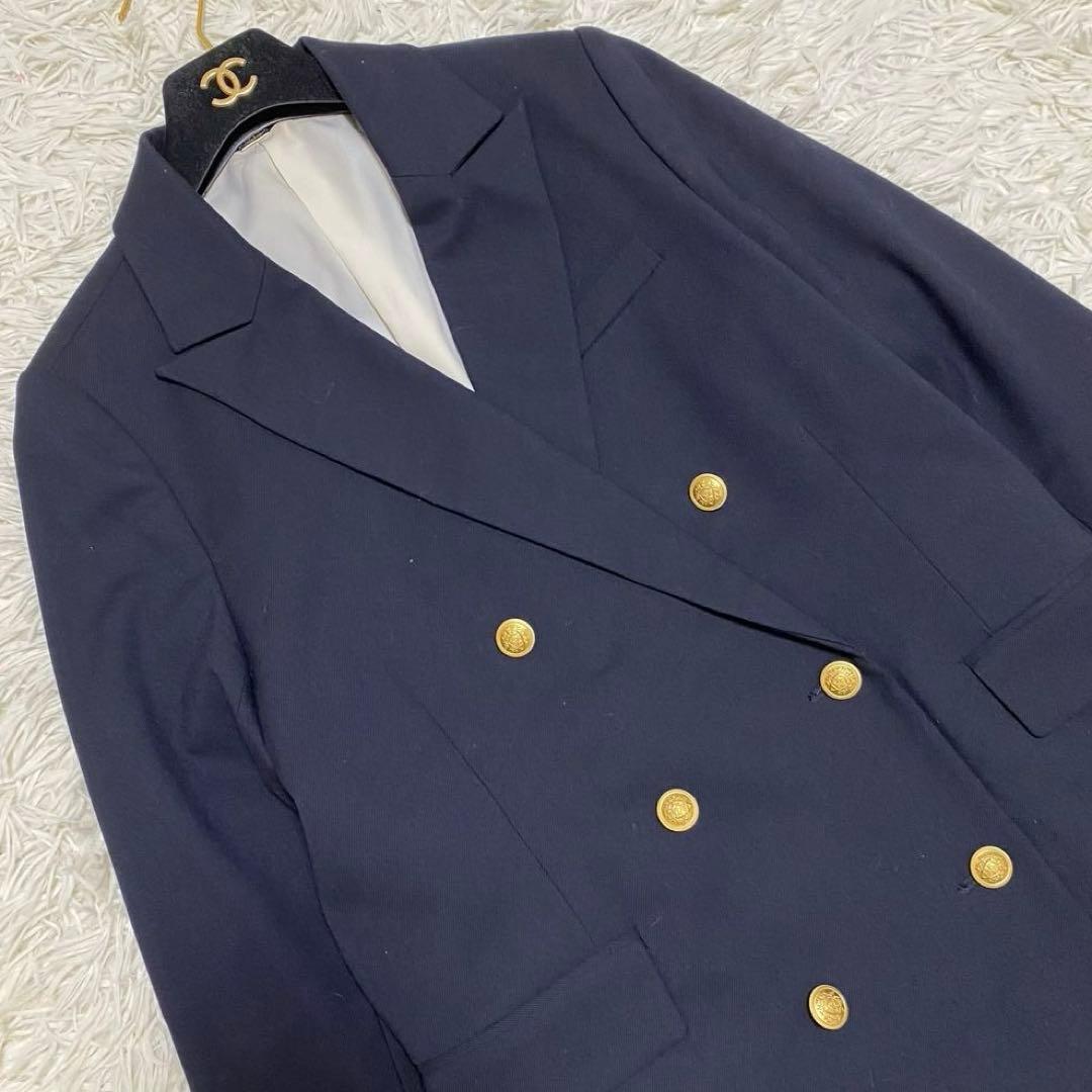 【美品✨】ミラオーウェン 23AW 金釦 紺ブレ 6B オーバージャケット