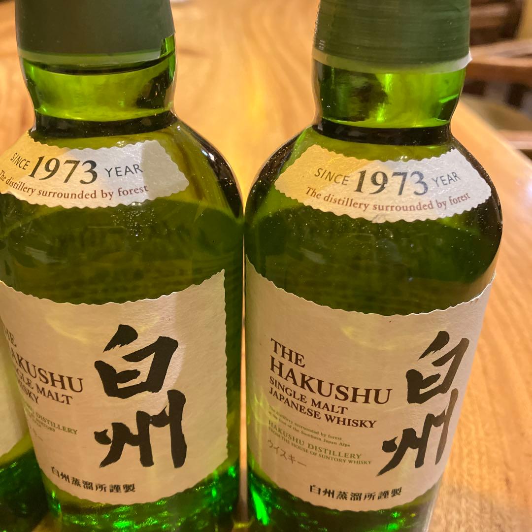 ミニボトル5本　白州4本　知多1本