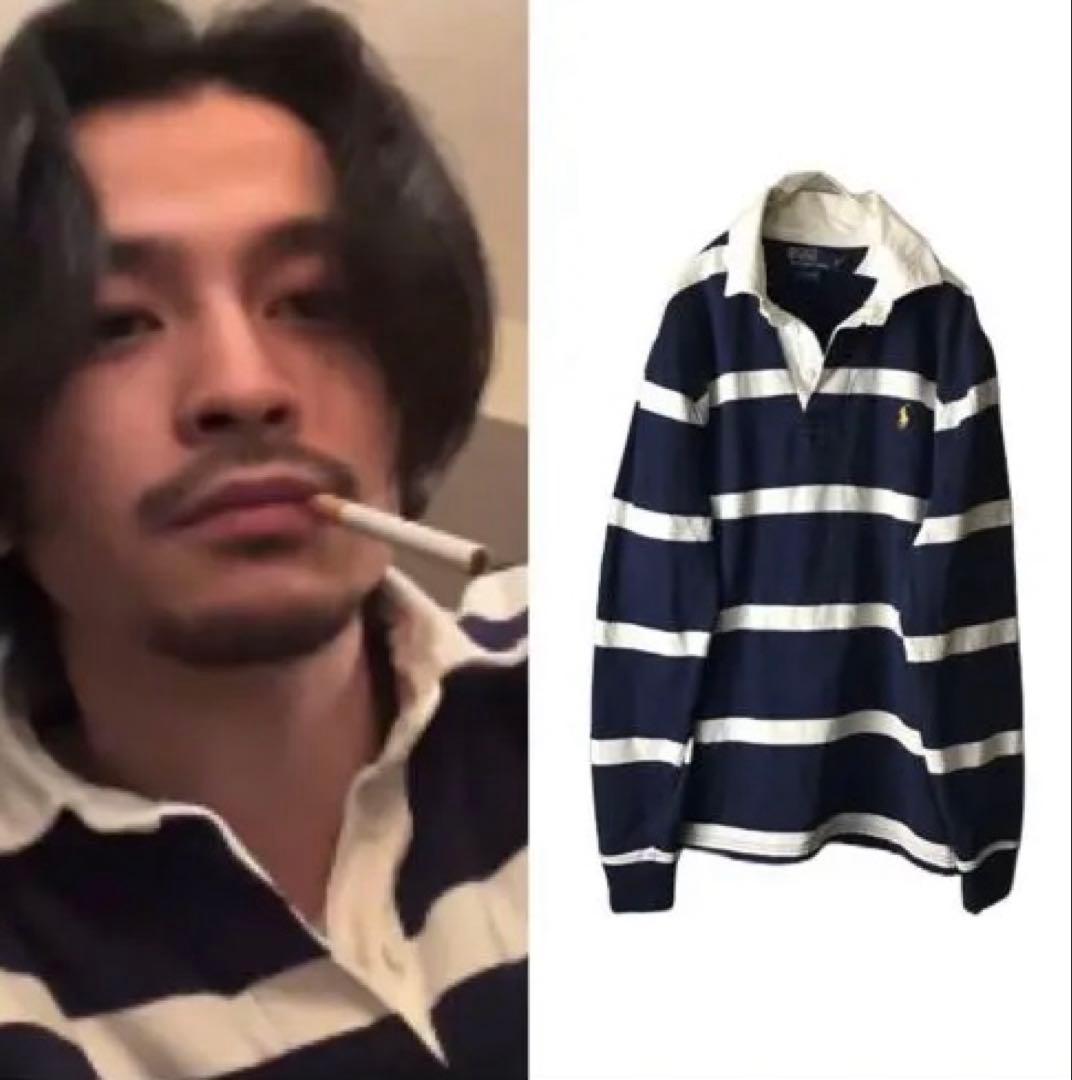 常田大希着用 ポロ ラルフローレン ラガーシャツ M