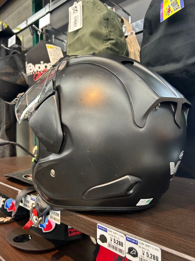 Arai VZ-RAM ジェットヘルメット XL｜現状品｜おまけソロメイト