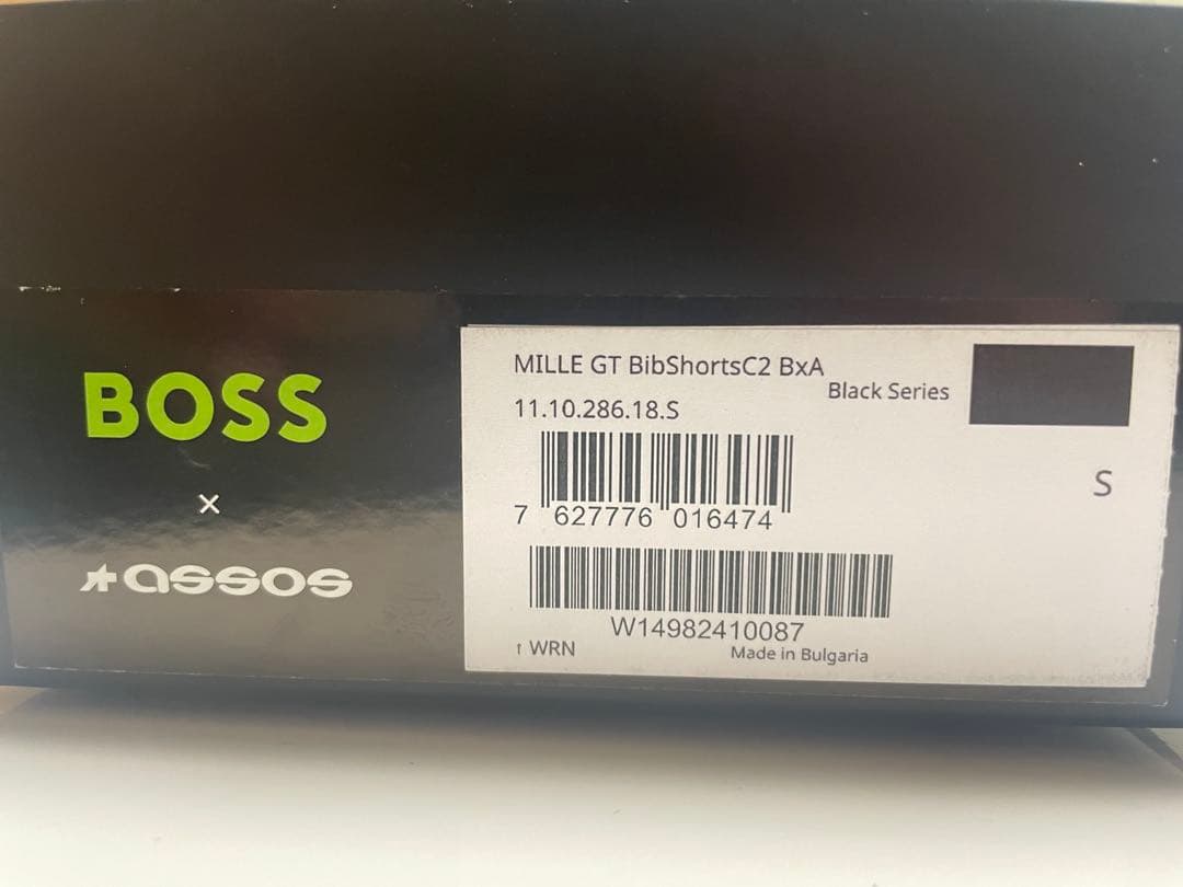 ASSOS x BOSS MILLE GT C2ビブショーツ Sサイズ