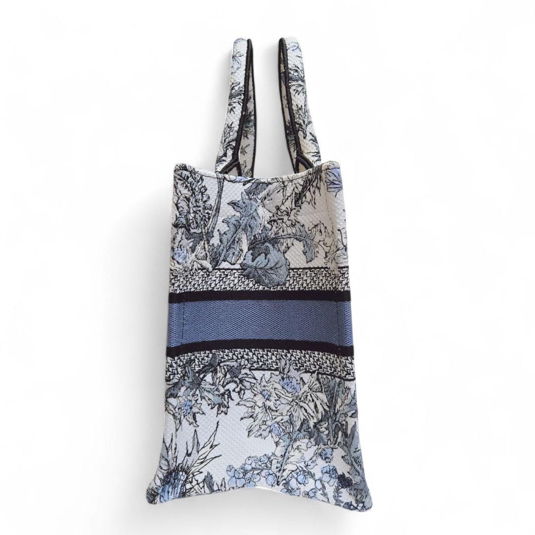 【ほぼ未使用】ディオール ブックトート スモール トートバッグ 青【希少】