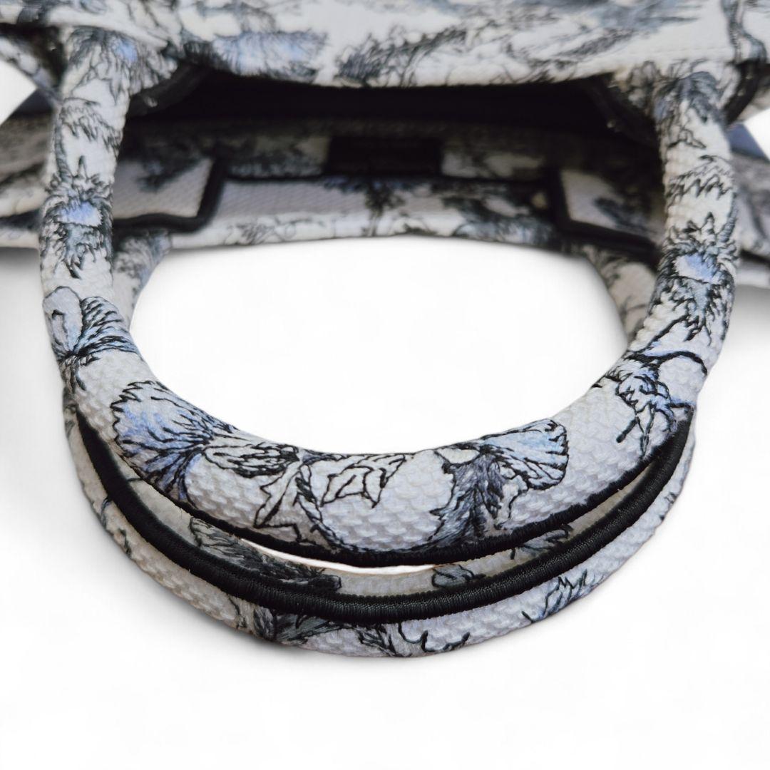 【ほぼ未使用】ディオール ブックトート スモール トートバッグ 青【希少】