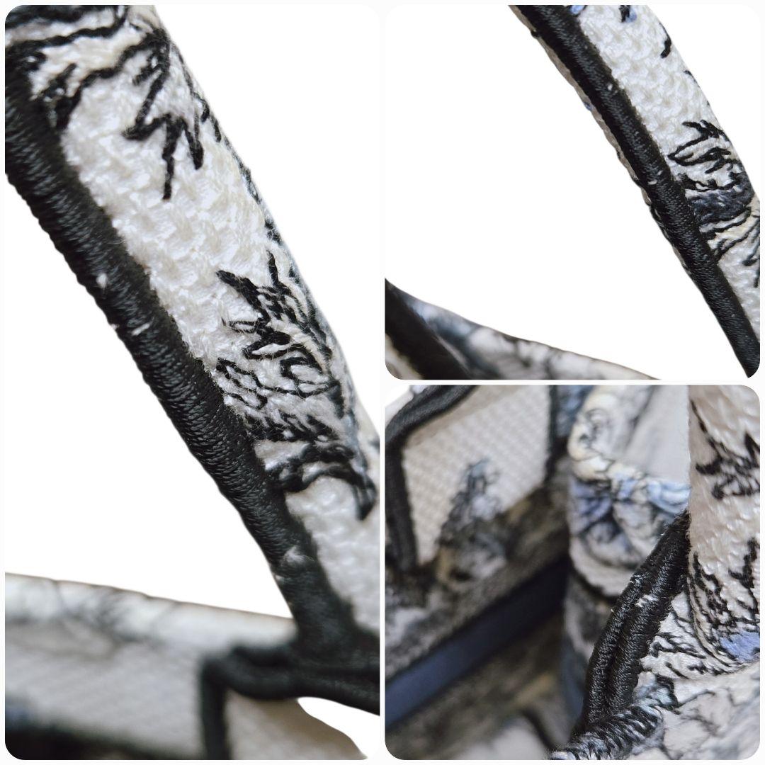 【ほぼ未使用】ディオール ブックトート スモール トートバッグ 青【希少】