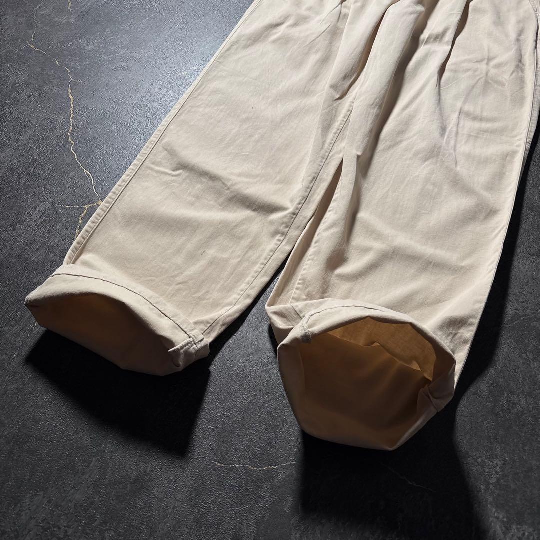 古着PolobyRalphLaurenポロチノUSA製アイボリーW33アメカジ