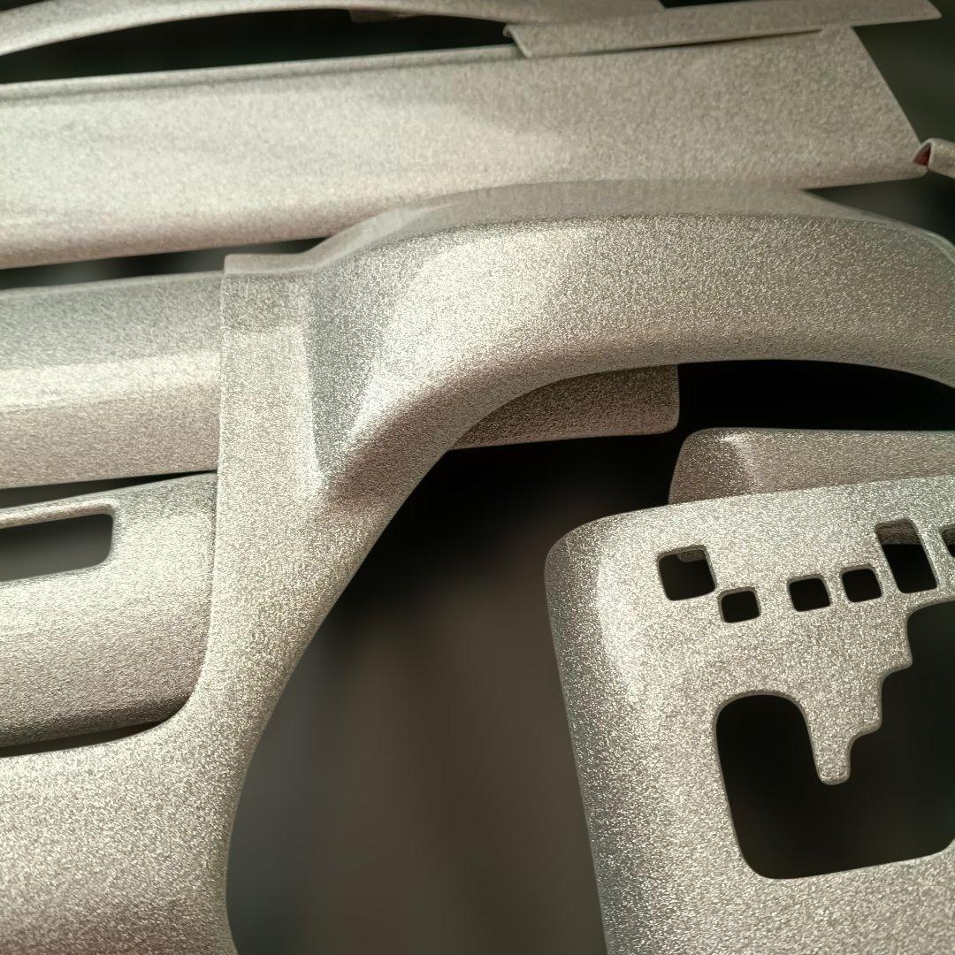 訳有 200系 ハイエース 1型 2型 3型 標準 インテリアパネル シルバー