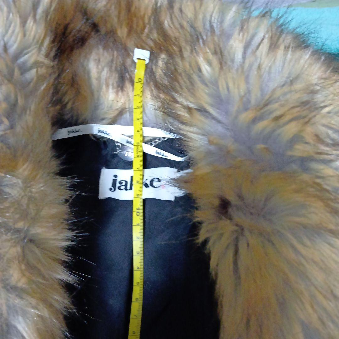 jakke ボリューム エコファー　セミロングコート