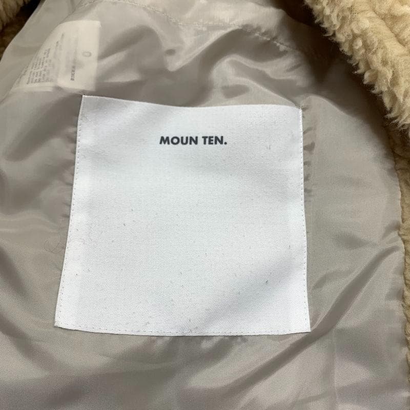 MOUN TEN. マウンテン boa half ボア コート ジャケット 0