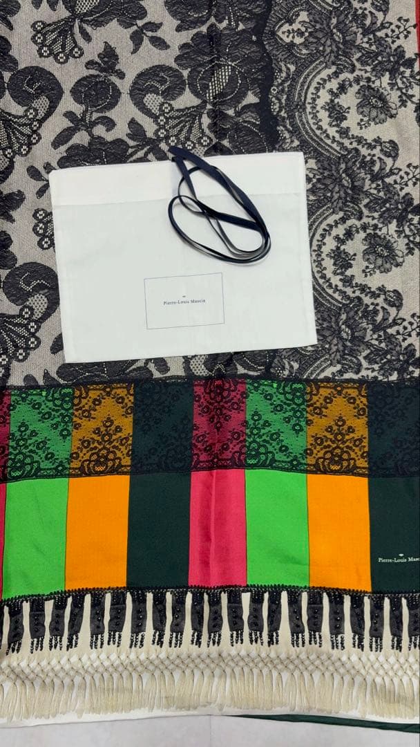 ピエールルイマシアストール★定番　シルク ストール②