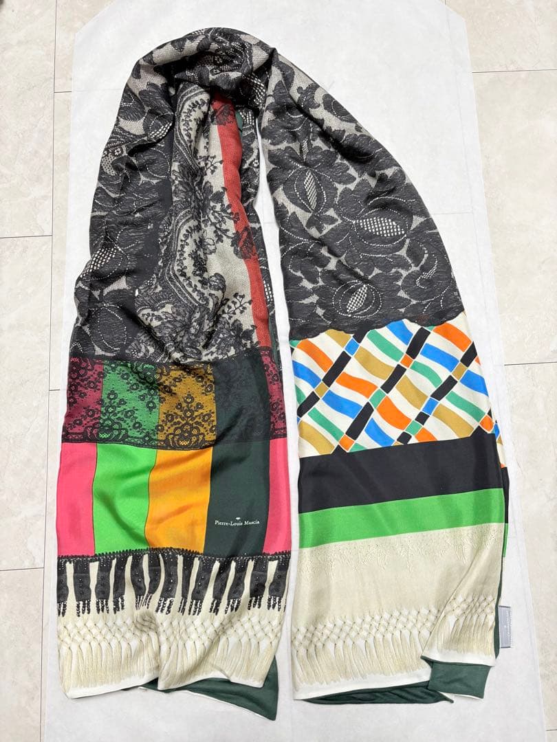 ピエールルイマシアストール★定番　シルク ストール②