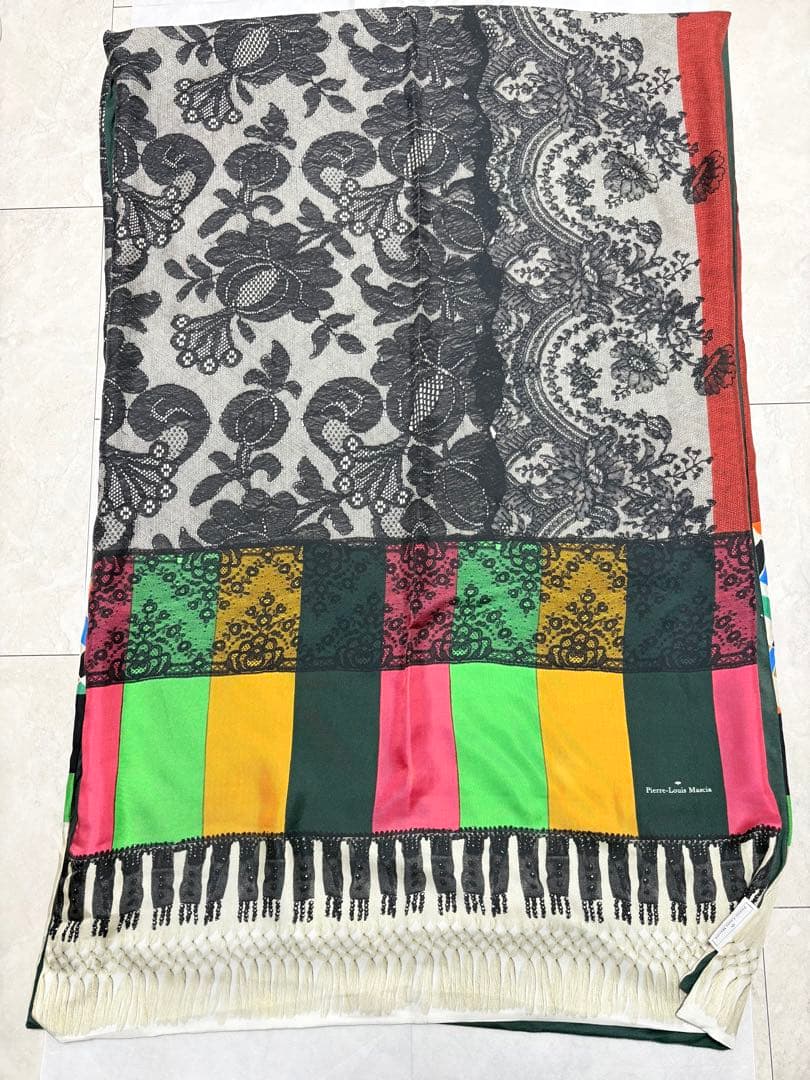 ピエールルイマシアストール★定番　シルク ストール②