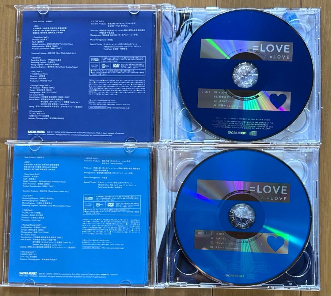 ＝LOVE イコラブ　初期　CD DVD 初回限定盤　16枚　まとめ売り