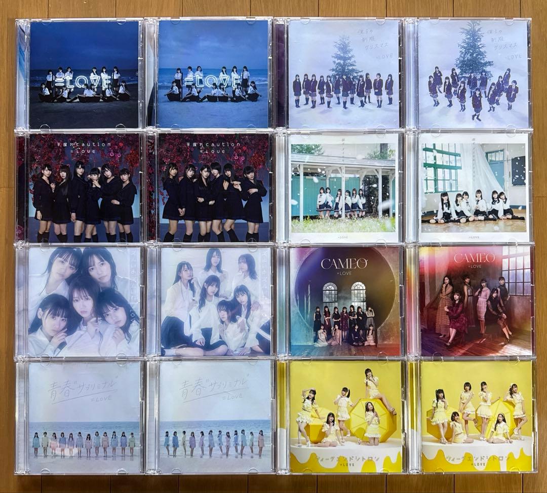 ＝LOVE イコラブ　初期　CD DVD 初回限定盤　16枚　まとめ売り