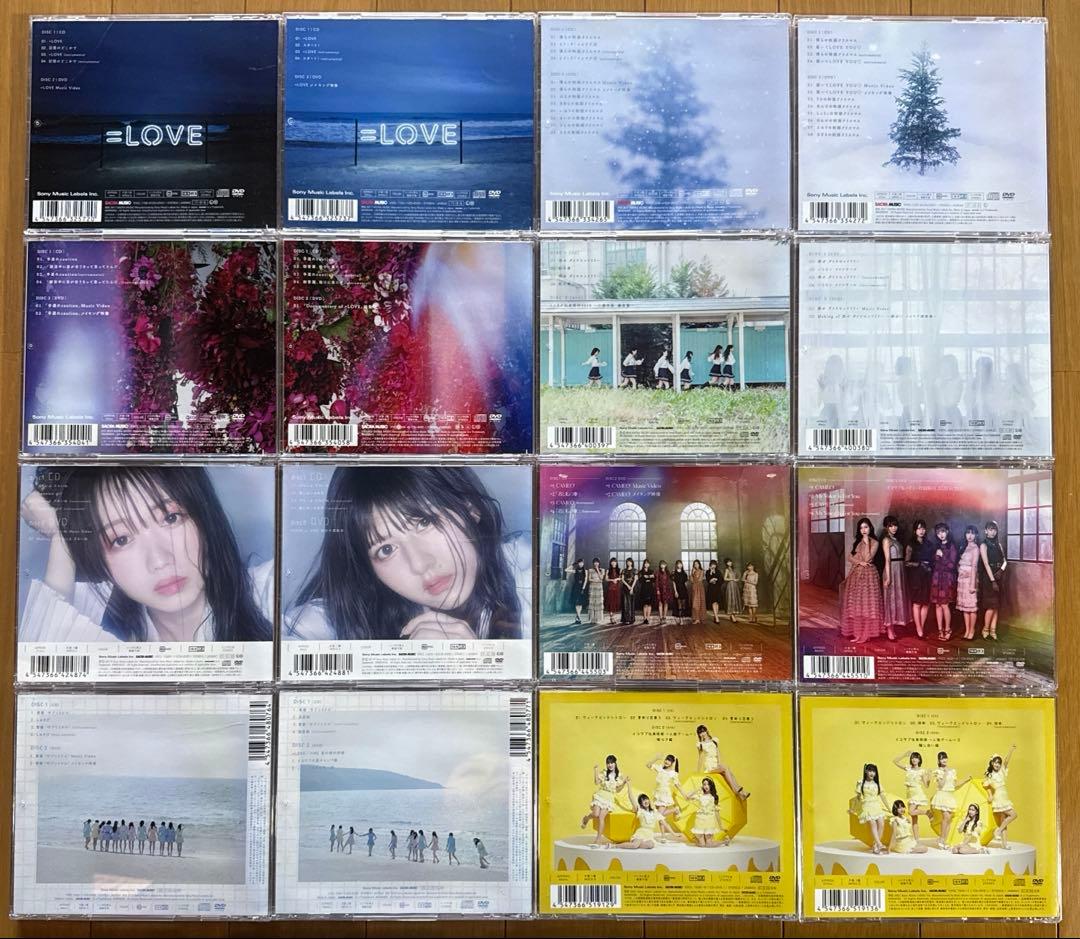 ＝LOVE イコラブ　初期　CD DVD 初回限定盤　16枚　まとめ売り