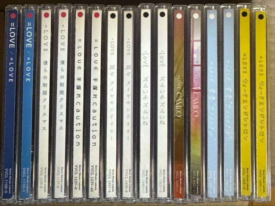 ＝LOVE イコラブ　初期　CD DVD 初回限定盤　16枚　まとめ売り