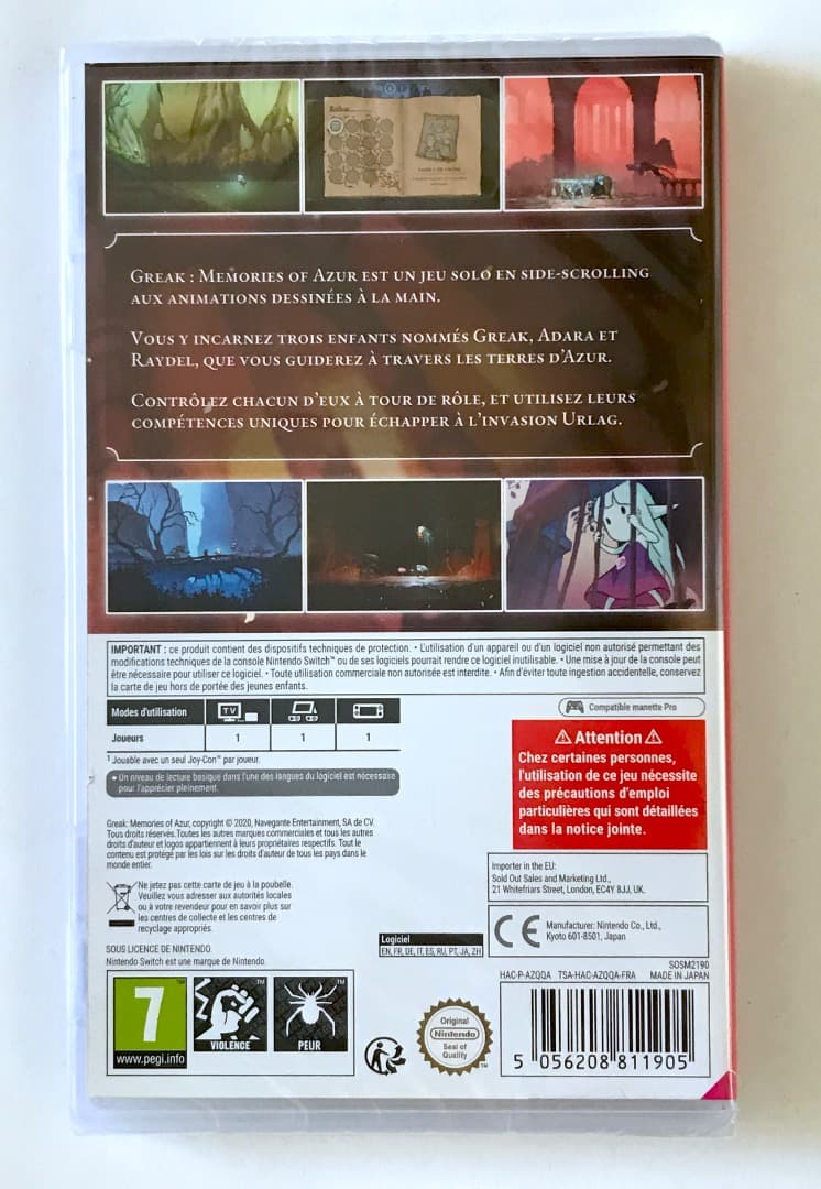 Greak グリーク：アズールの記憶 Switch 新品未開封