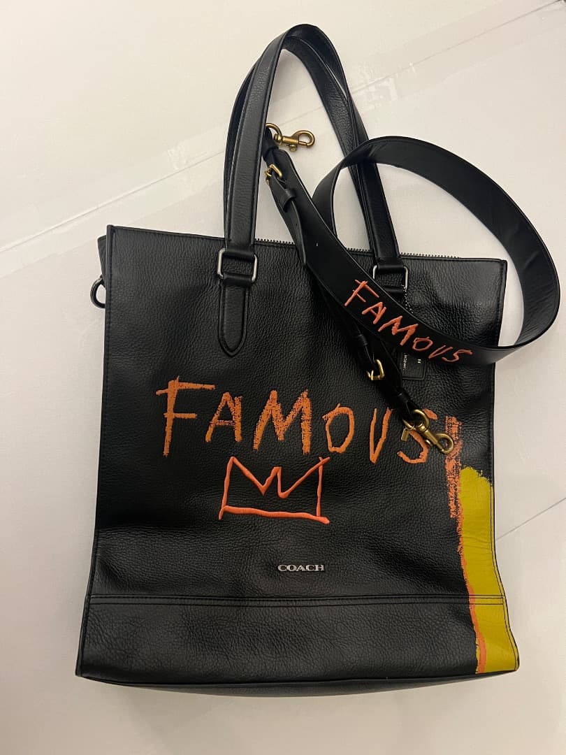 ⭐️【希少・限定品・美品】コーチとバスキアの限定コラボ ショルダーバッグ