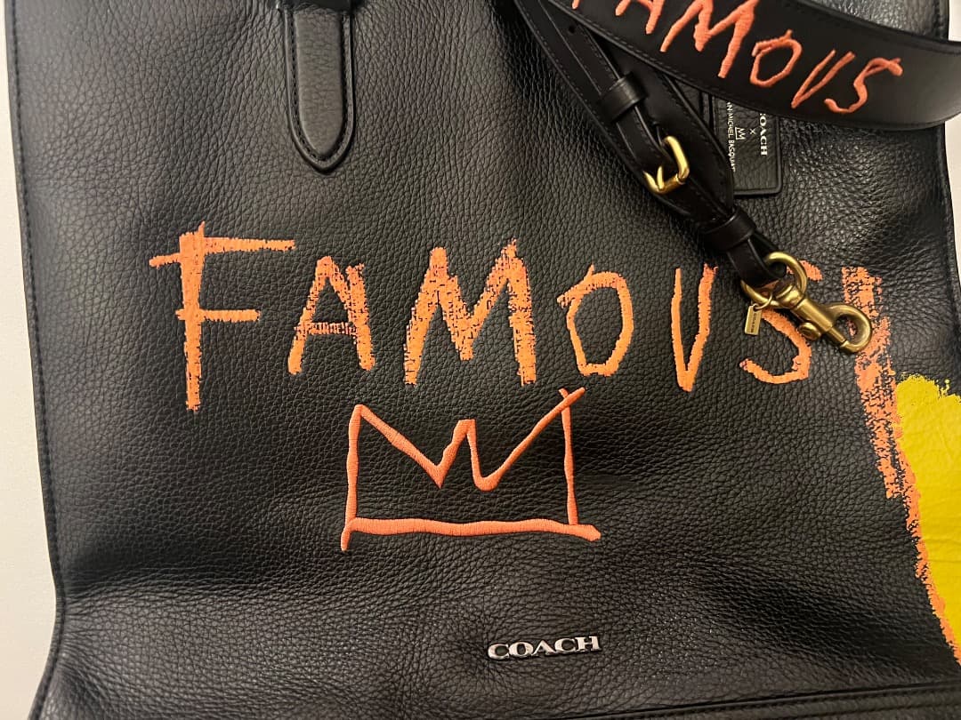 ⭐️【希少・限定品・美品】コーチとバスキアの限定コラボ ショルダーバッグ