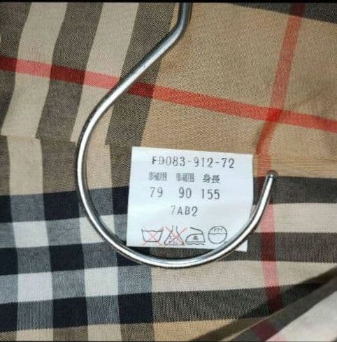 美品 1枚袖 BURBERRY　ステンカラー コート/白タグ 90年代