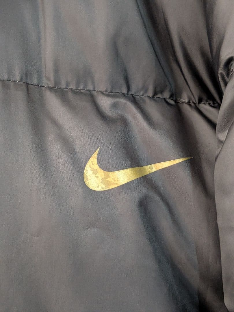 NIKE ナイキ ダウン ロング ベンチコート XL 黒