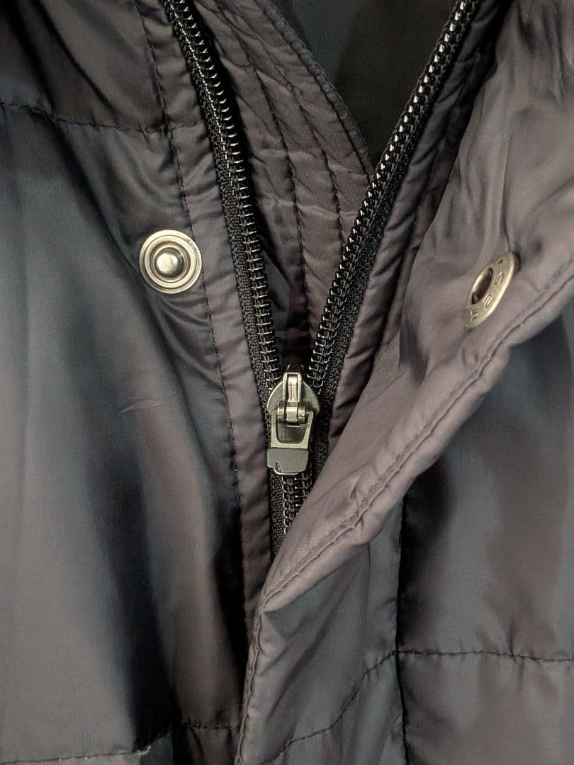 NIKE ナイキ ダウン ロング ベンチコート XL 黒