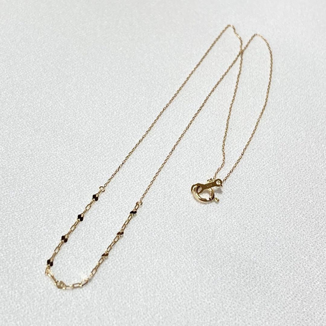 【未使用】les bonbon NOBLE K10ネックレス 上品・洗練デザイン