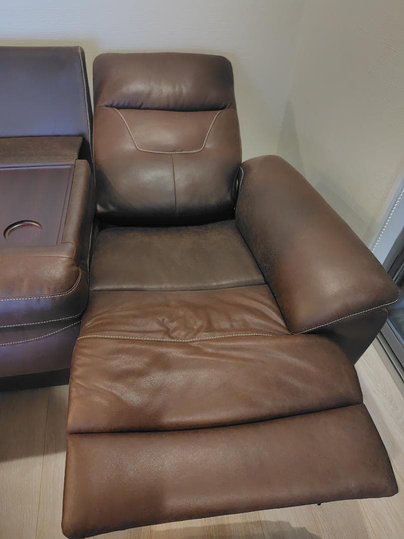 関家具 三人掛け 電動ソファ