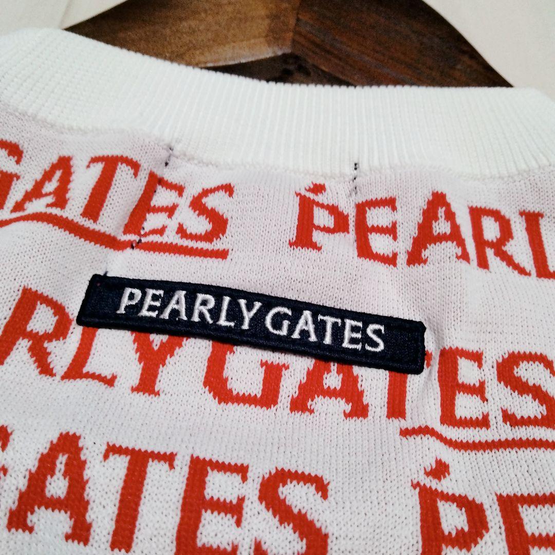 PEARLY GATES パーリーゲイツ 薄手ニットセーター 総柄 0 ゴルフ
