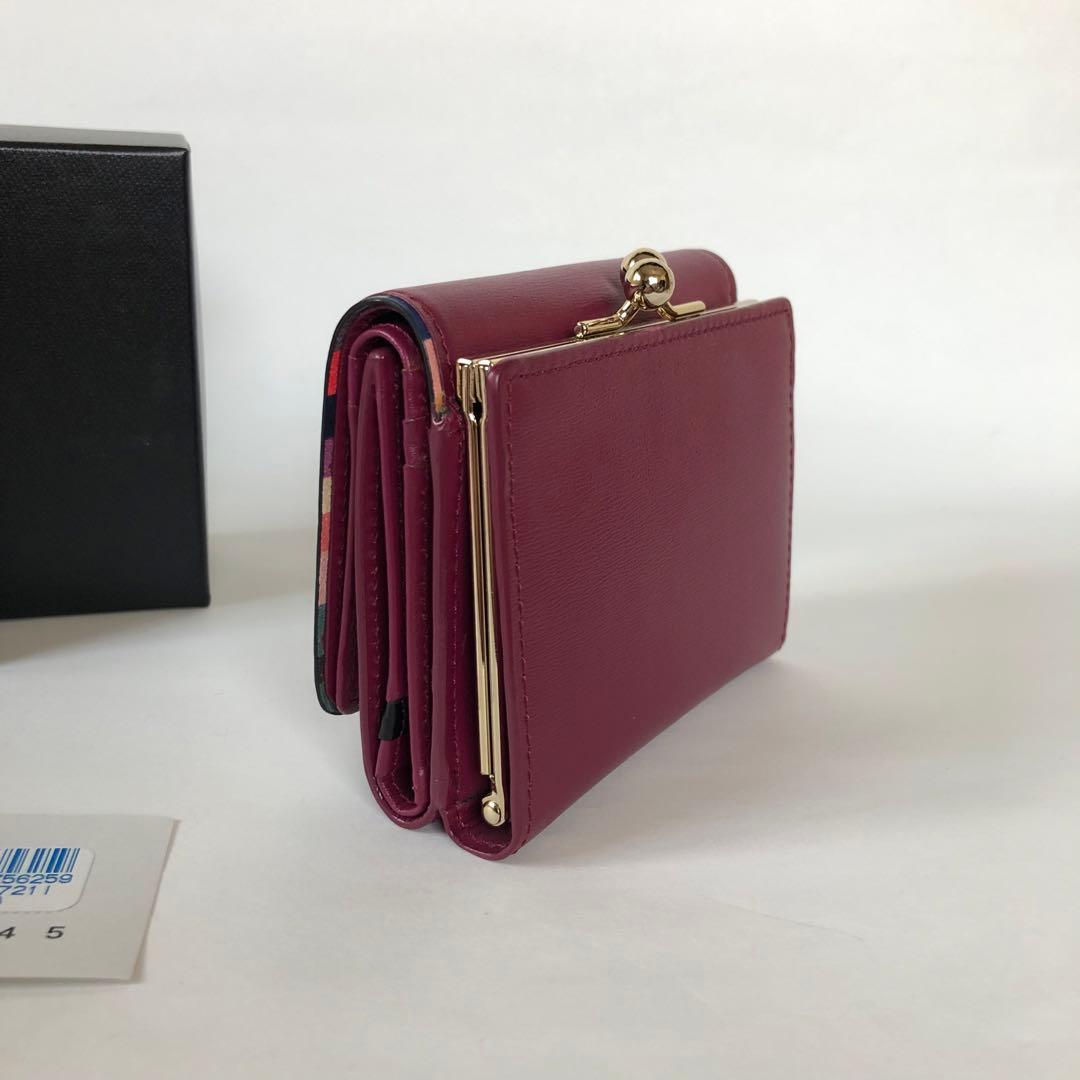 ♡スワールトリム がま口三つ折財布 ポールスミス♡