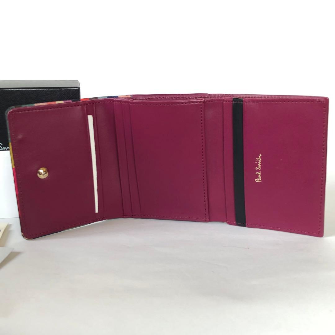 ♡スワールトリム がま口三つ折財布 ポールスミス♡