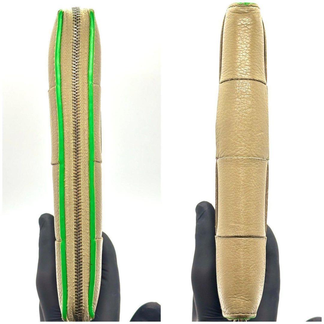 り*ん様 ボッテガヴェネタ　カセット イントレチャート 長財布 ラウンドファスナ