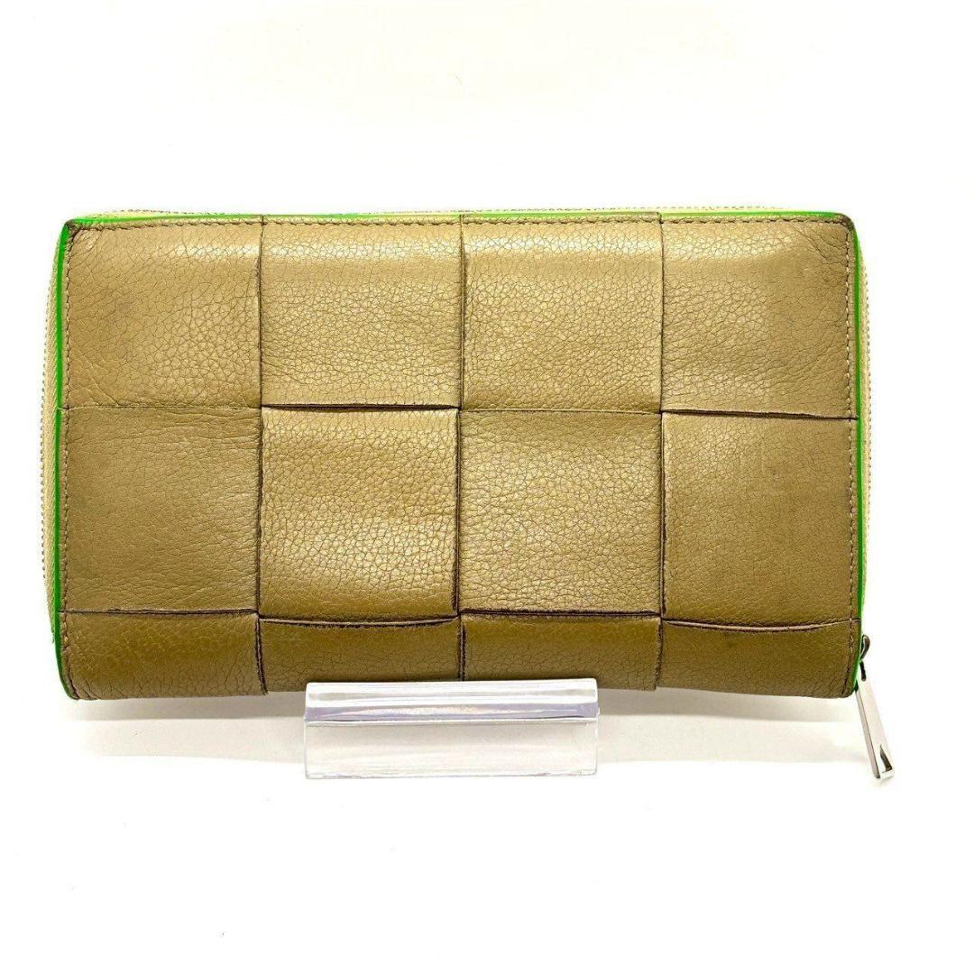 り*ん様 ボッテガヴェネタ　カセット イントレチャート 長財布 ラウンドファスナ