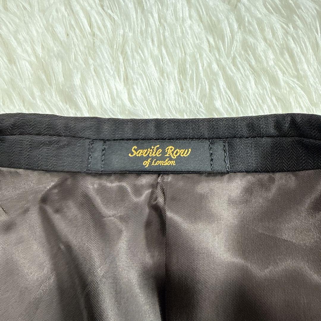 【イタリア生地】サヴィルロウ ドーメル セットアップスーツ ブラウン AB5