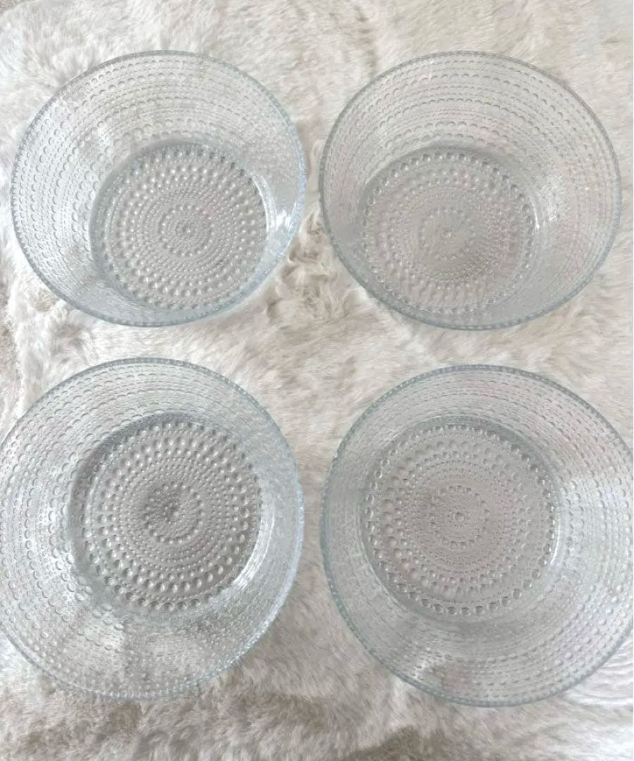 【11点お得セット】イッタラ カステヘルミ クリア ボウル &プレート 北欧食器