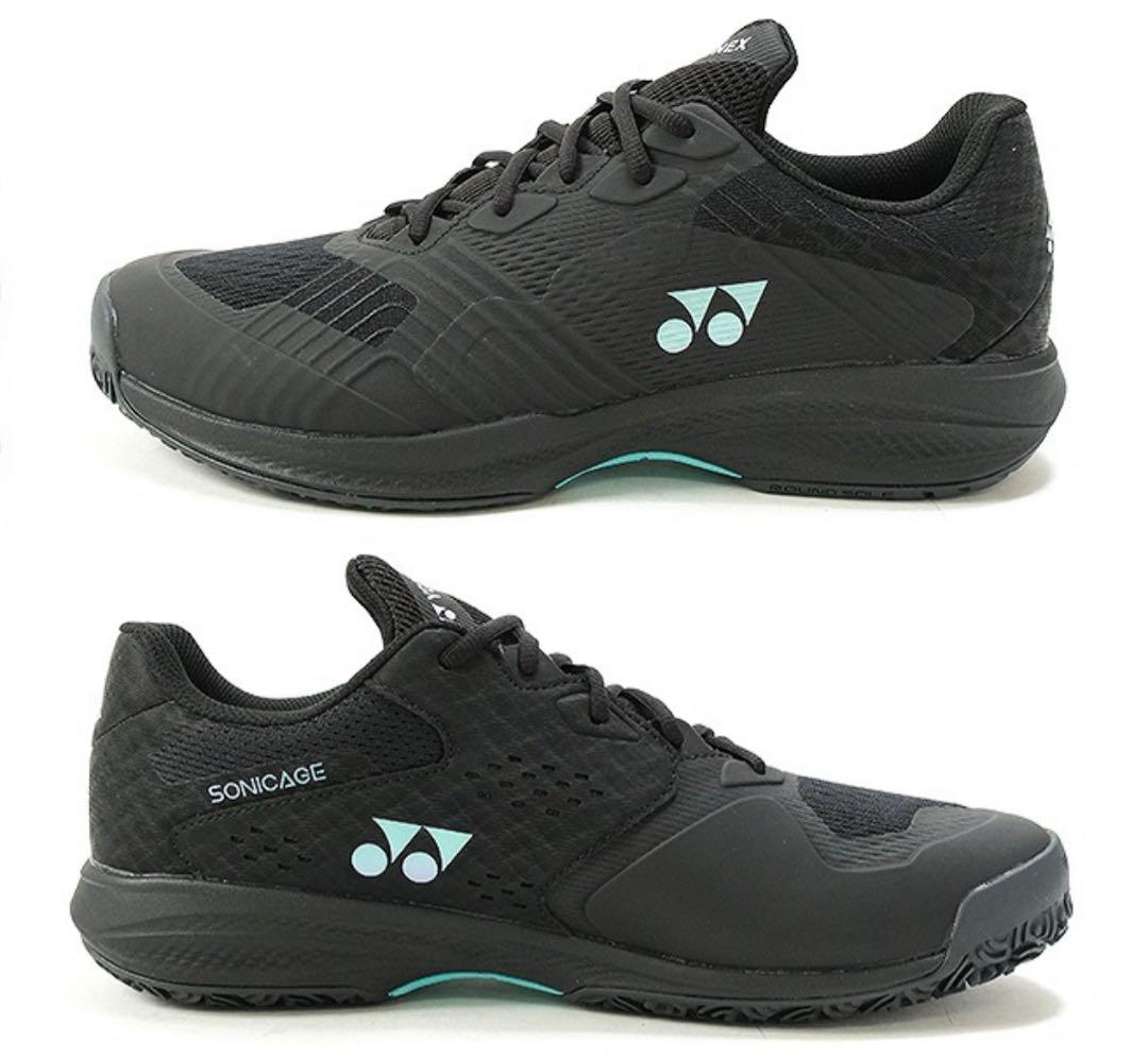 YONEX SONICAGE ブラック テニスシューズ　24.5cm