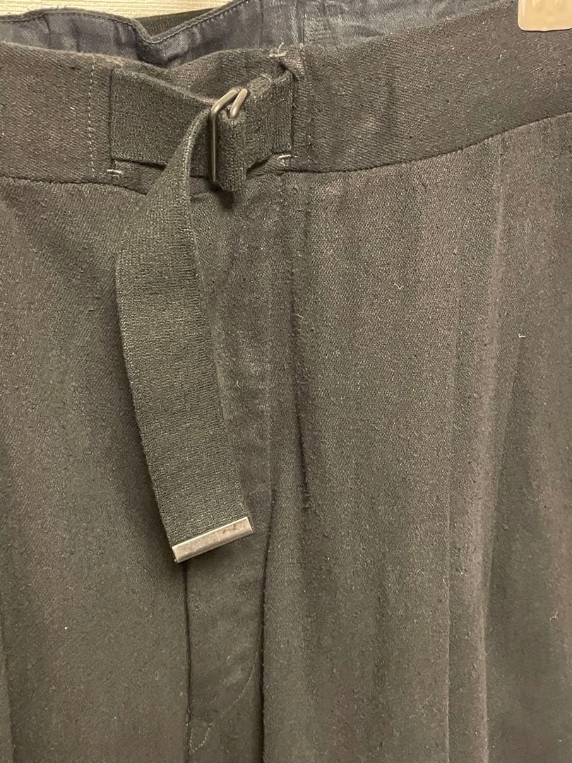 COMOLI シルクネップ ハーフパンツ 3 BLACK SILK100