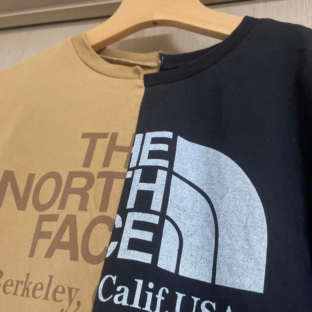 ノースフェイス✖︎beamsboyアシメロゴTシャツ