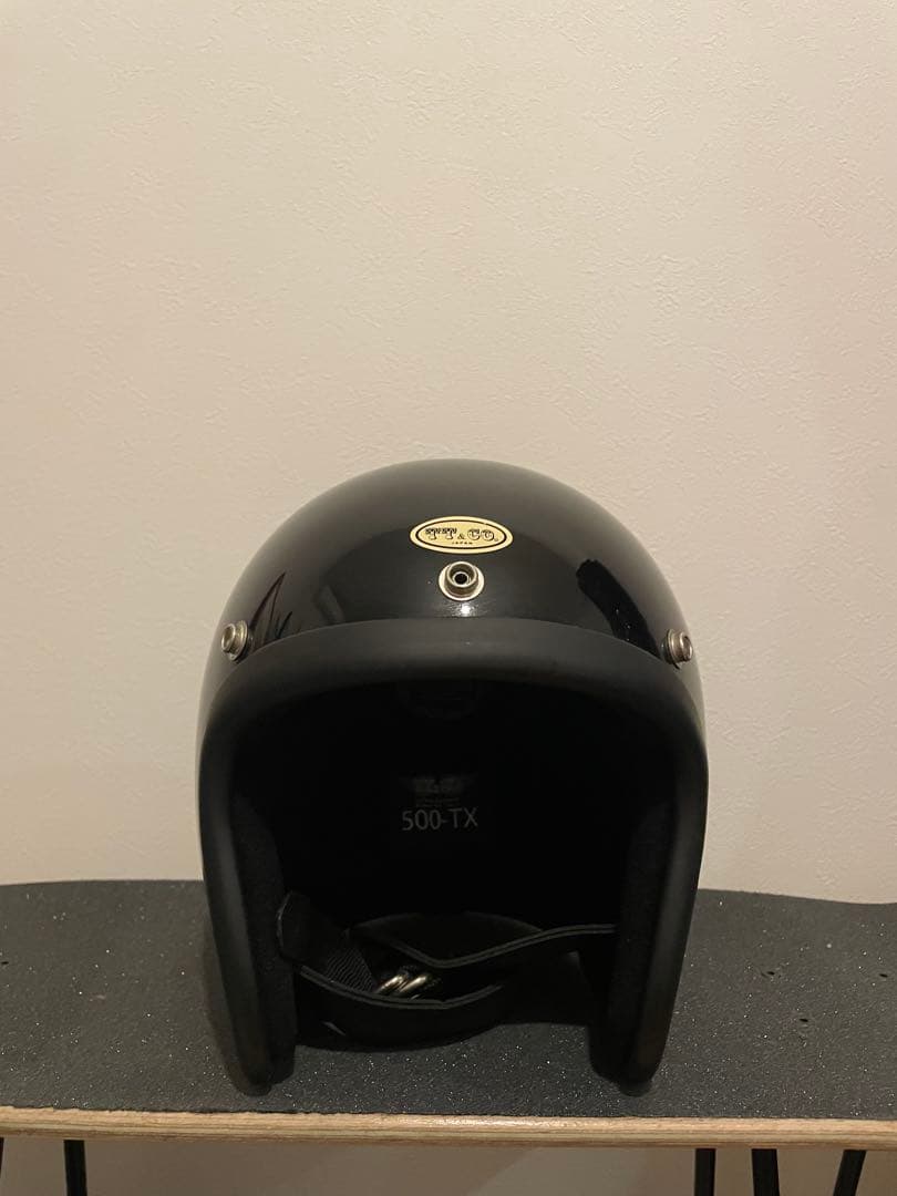 500-TX TT&CO 黒 ジェットヘルメット
