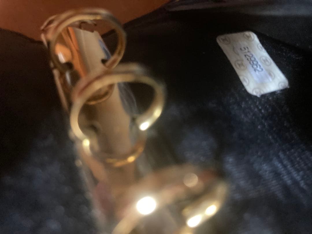 MIYABI　　シャネル　エナメル黒　スケジュール帳カバー　名刺入