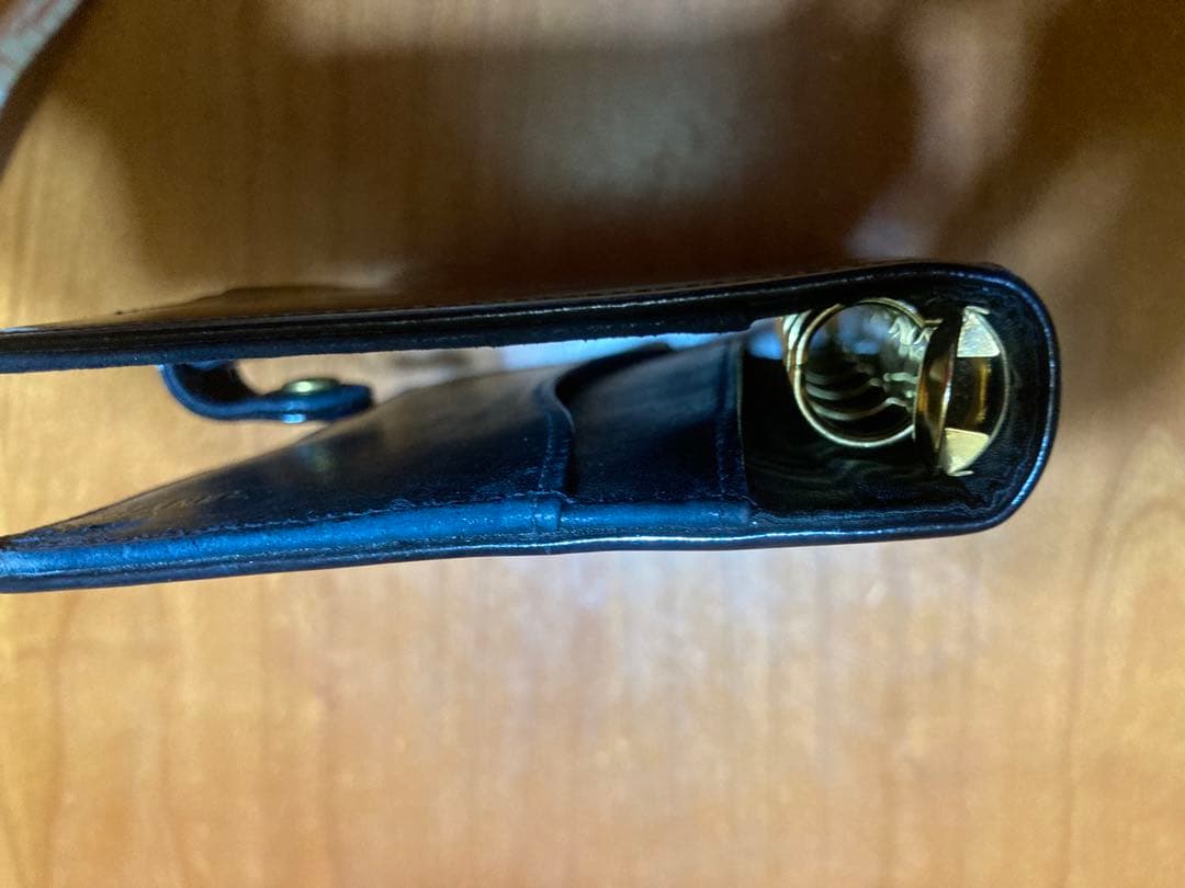 MIYABI　　シャネル　エナメル黒　スケジュール帳カバー　名刺入