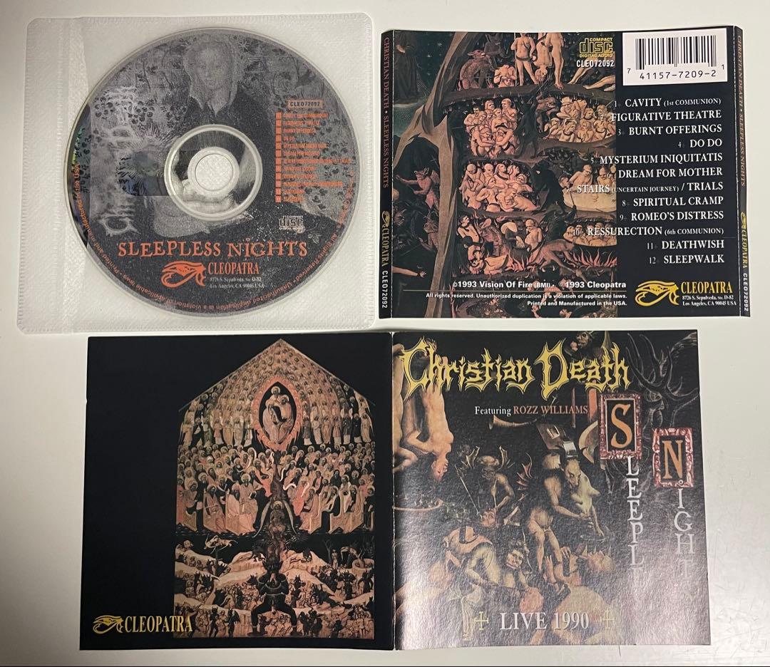 ☆*★様 【ジャンク】CHRISTIAN DEATH 16枚　まとめ売り クリス