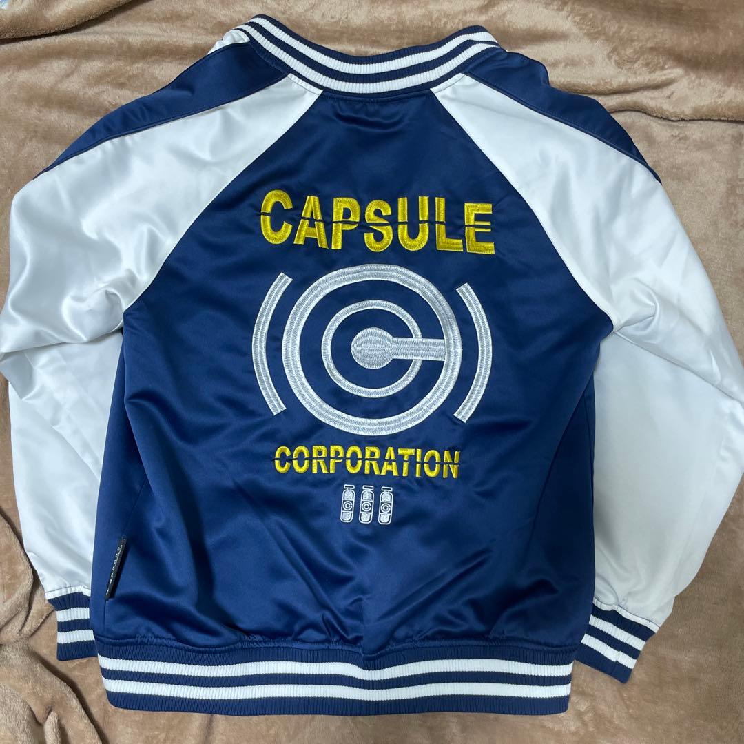 ドラゴンボール　カプセルコーポレーション スタジャン M ネイビー