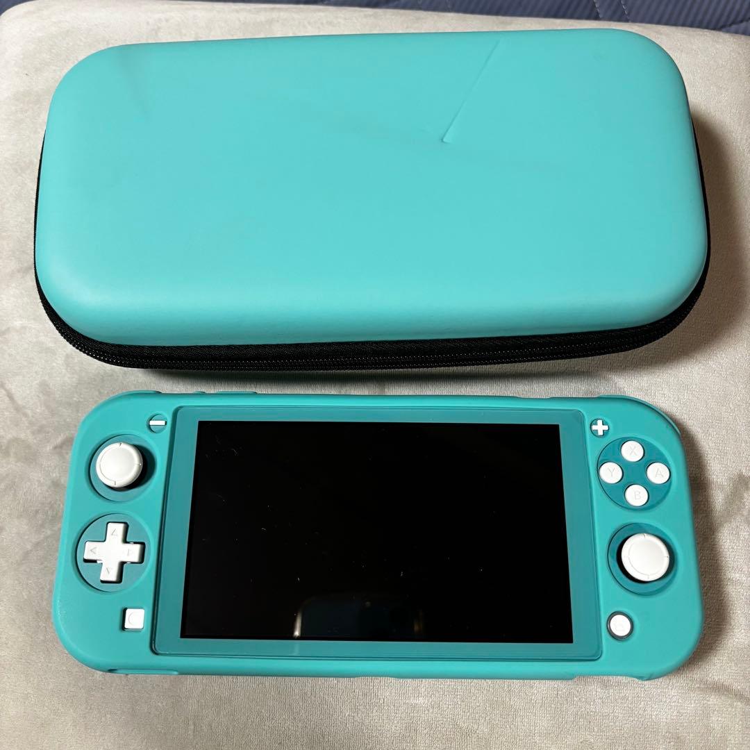 Nintendo Switch Lite ターコイズ　ケース付
