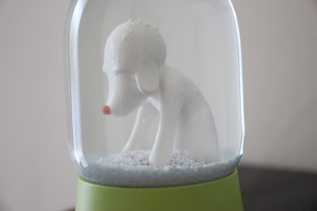 青森県立美術館　奈良美智　あおもり犬　スノードーム