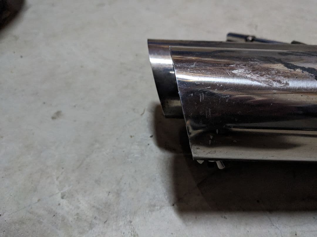 オプションナル豊和　デュアルマフラー　エンドのみ　加工用にどうぞ