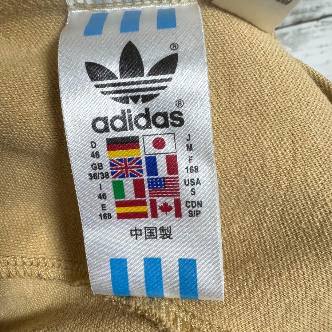 希少　アディダス　00s トラックジャケット　トレフォイルロゴ　ベージュ　M