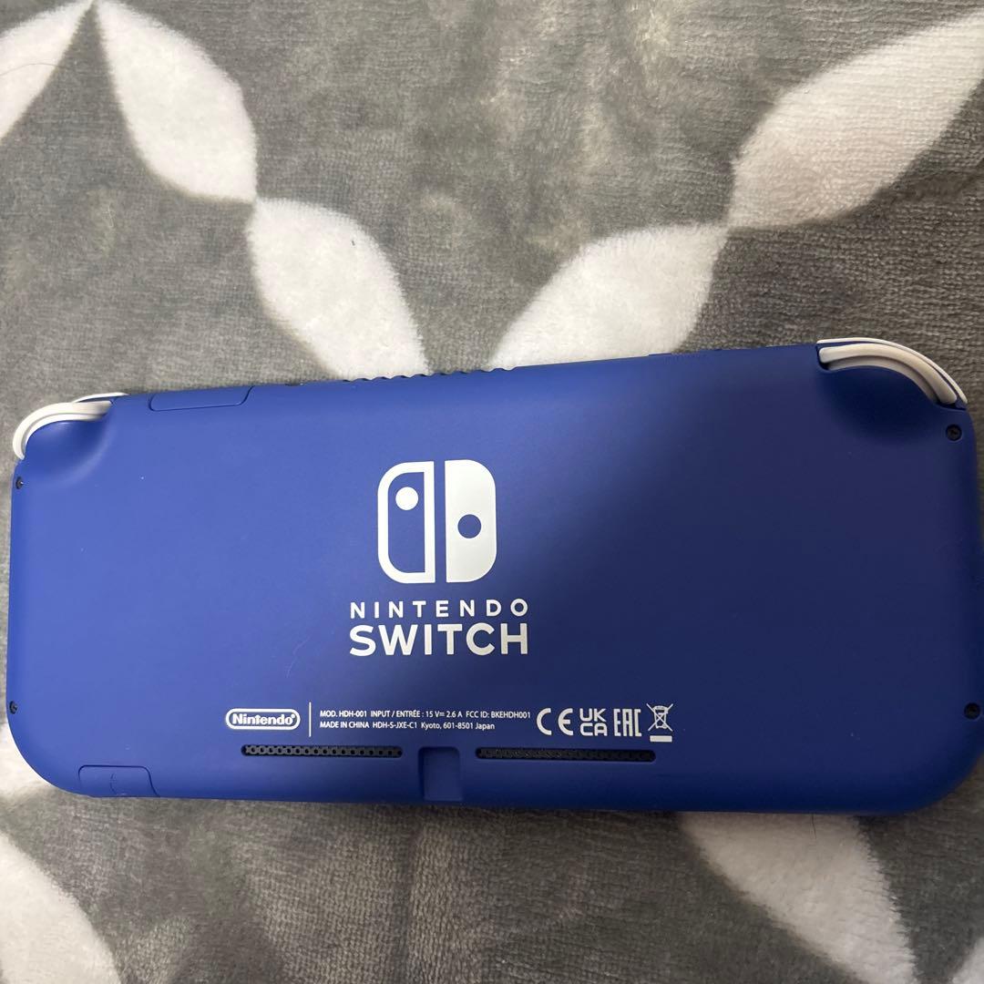 Nintendo Switch Lite ブルー 本体 美品 ポーチ付き
