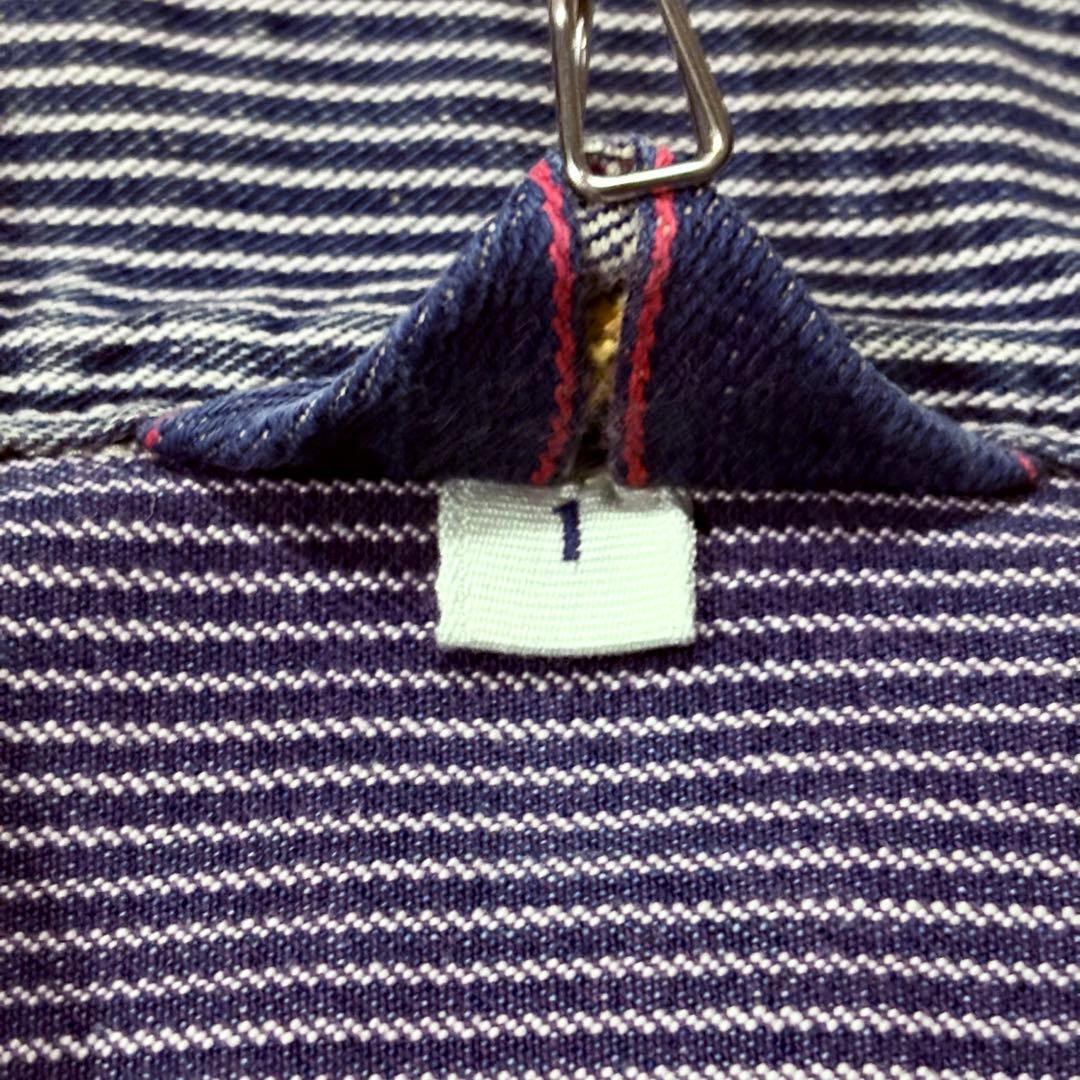 45rpm ヒッコリー ストライプ デニムジャケット Gジャン 45R サイズ1