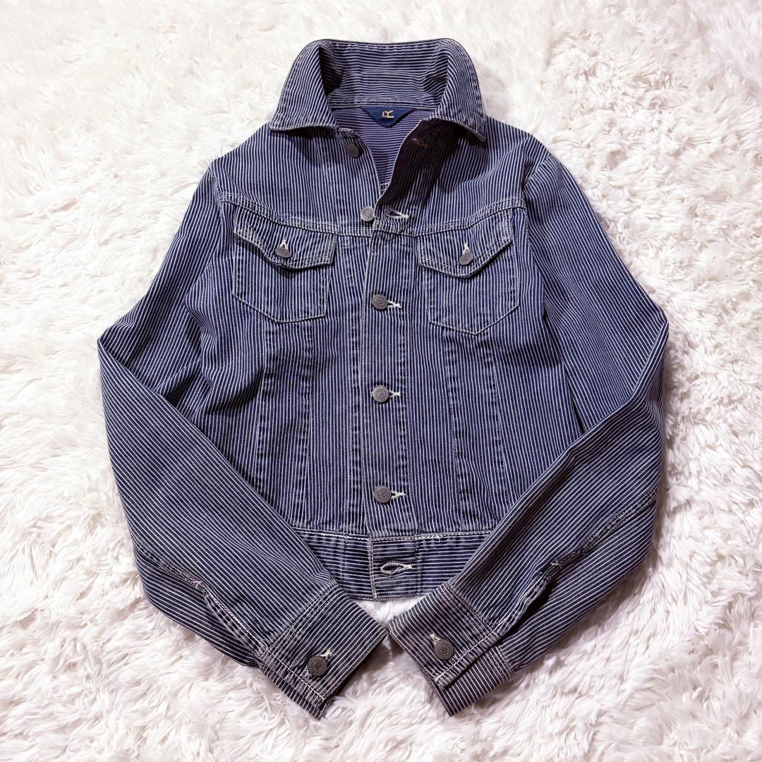 45rpm ヒッコリー ストライプ デニムジャケット Gジャン 45R サイズ1