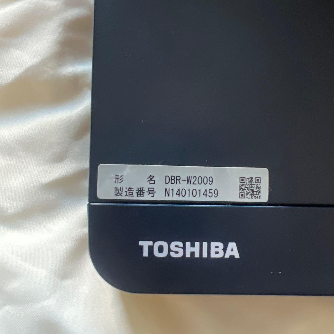 TOSHIBA REGZA ブルーレイレコーダー DBR-W2009 2TB